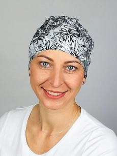 Turban Azu bambus černý květ.jpg